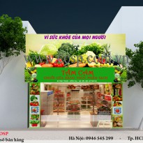 Thiết Kế Cửa Hàng Thực Phẩm Sạch - Tấm Cám - Anh Tuấn